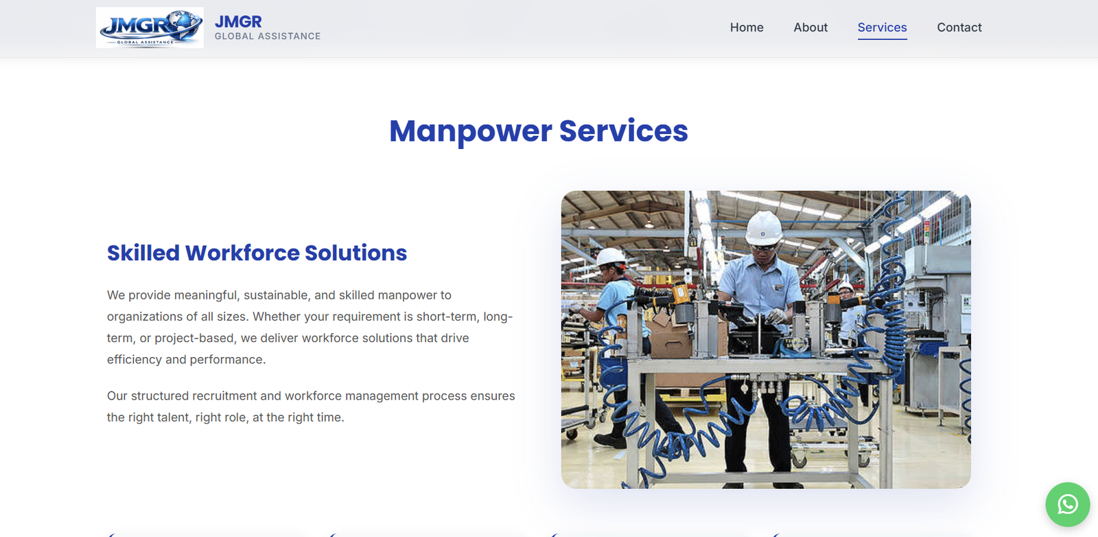 JMGR Global Assistance Hover