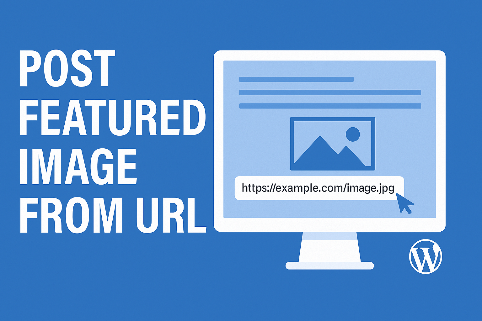 Post Featured Image From URL